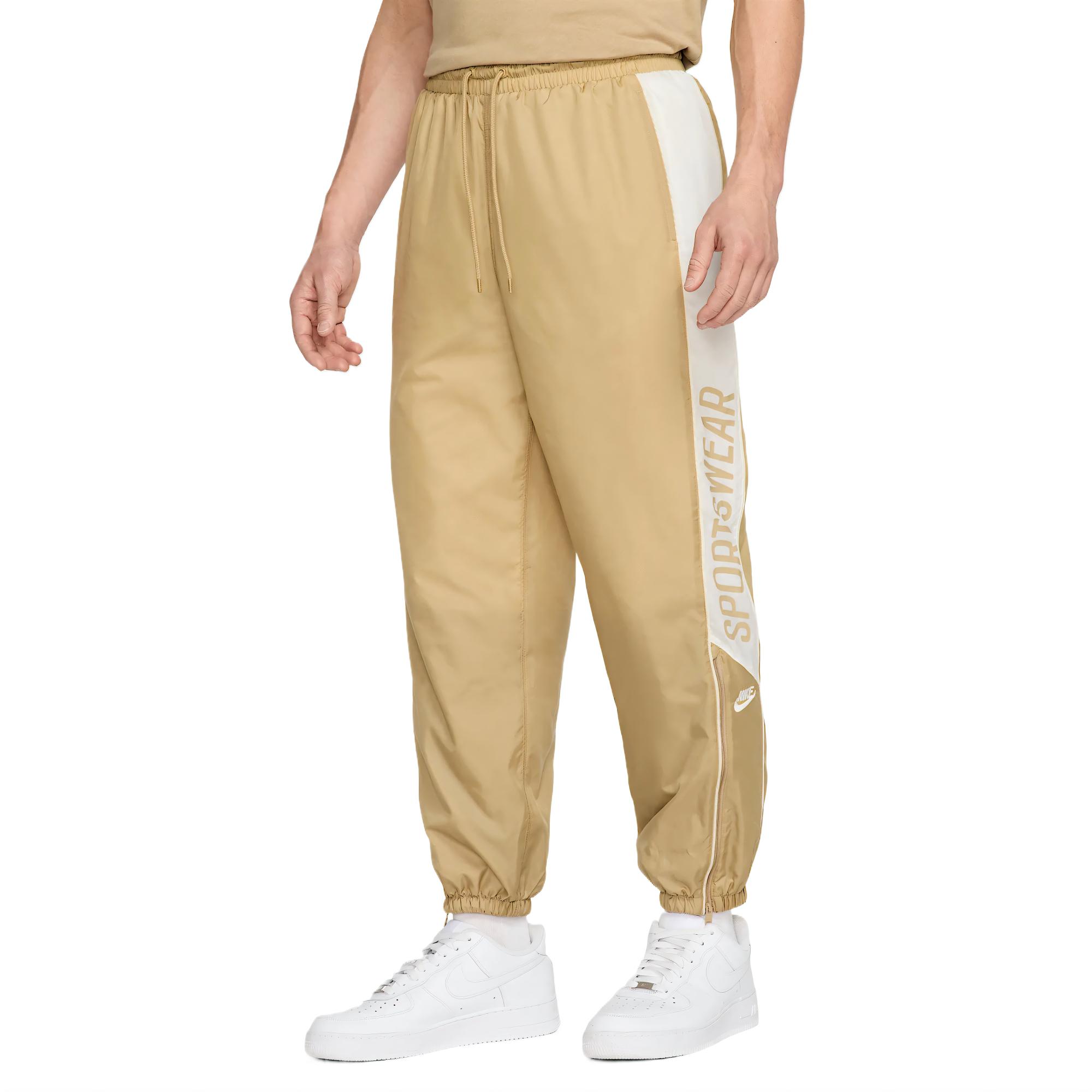 Nike SS25 Soft Comfortable Casual Pants Light Tan Color HJ2245-297