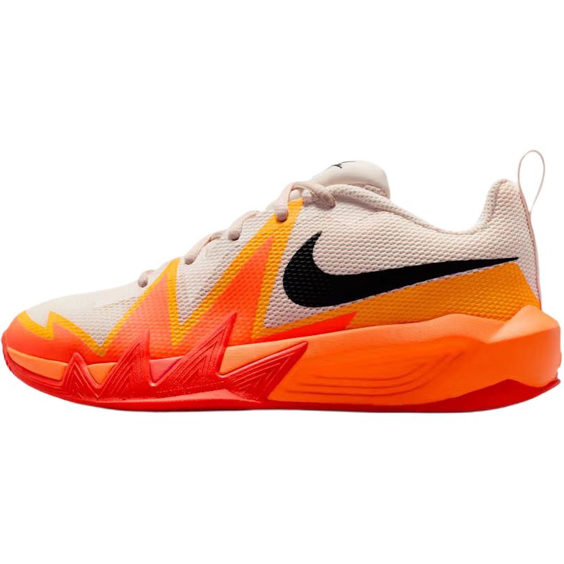 (Youth) Nike ST Dynamite Low Basketball Shoes Beige/Orange Breathable Comfort IH2308-100