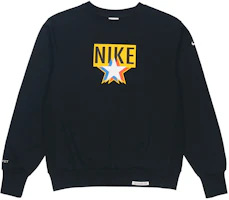 Nike Standard Issue Black Knit Pullover Sweatshirt Casual Sportswear DH2850-010 Nike Standard Issue Black Knit Pullover Sweatshirt Casual Sportswear DH2850-010