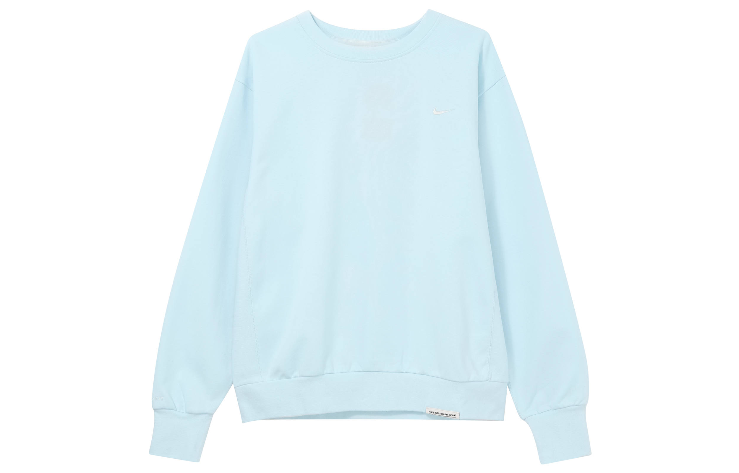 Nike Standard Issue Glacier Blue Minimalist Crewneck Sweatshirt CK6359-476