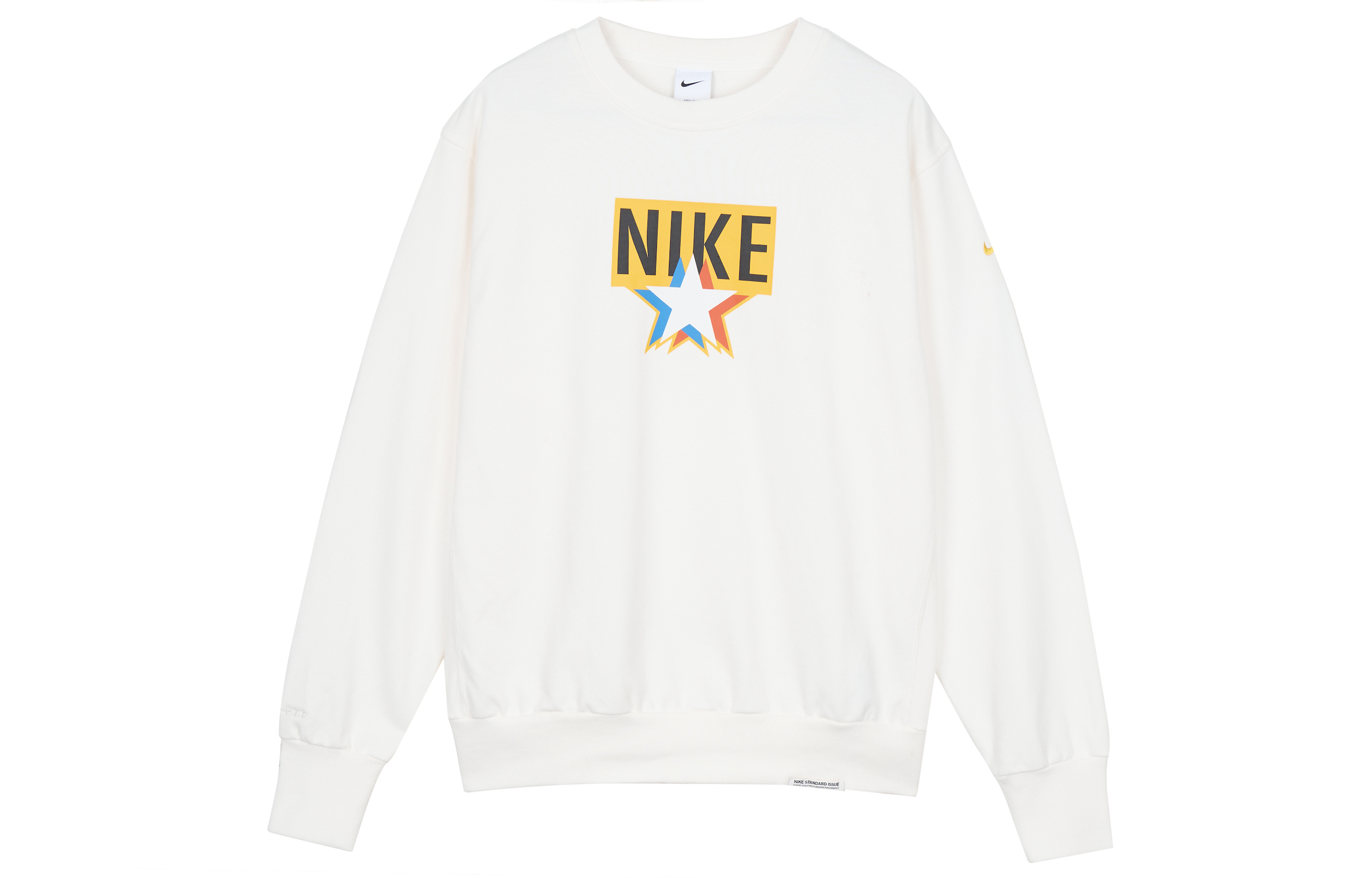 Nike Standard Issue Retro Knit Pullover Sweatshirt Cream White DH2850-133