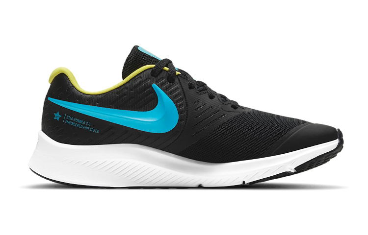 Order (JR) Nike Star Runner 2 'Hitam Biru Hijau' AQ3542-012