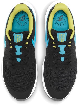 (JR) Nike Star Runner 2 'Hitam Biru Hijau' AQ3542-012 Shop (JR) Nike Star Runner 2 'Hitam Biru Hijau' AQ3542-012