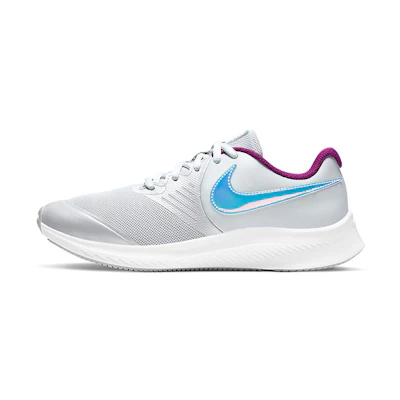 (Youth) Nike Star RNNR 2 Power Shoes Grey/Purple/Laser