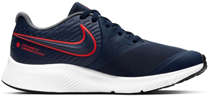 (Youth) Nike Star Runner 2 Navy/Red AQ3542-405 Order (Youth) Nike Star Runner 2 Navy/Red AQ3542-405
