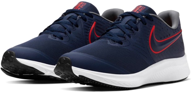 (JR) Nike Star Runner 2 Biru/Terang Merah AQ3542-405 Lookbook (JR) Nike Star Runner 2 Biru/Terang Merah AQ3542-405