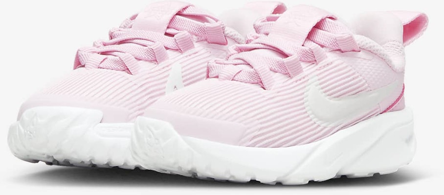 (TD) Nike Star Runner 4 'Pink Foam White' Putih Merah Jambu DX7616-602 Purchase (TD) Nike Star Runner 4 'Pink Foam White' Putih Merah Jambu DX7616-602