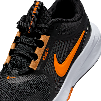 Sizing (JR) Nike Star Runner 5 Hitam/Marrakech/Antrasit/Total Oranye HF7004-006