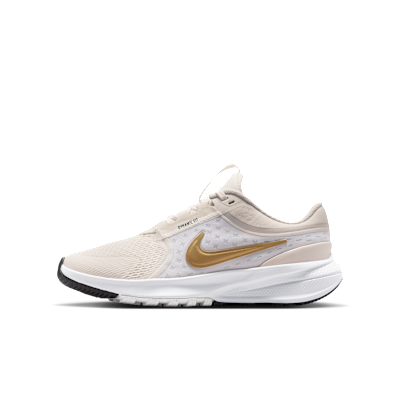 Buy (JR) Nike Star Runner 5 Sepatu Platinum Tint/Hitam/Metallic Gold HF7004-007