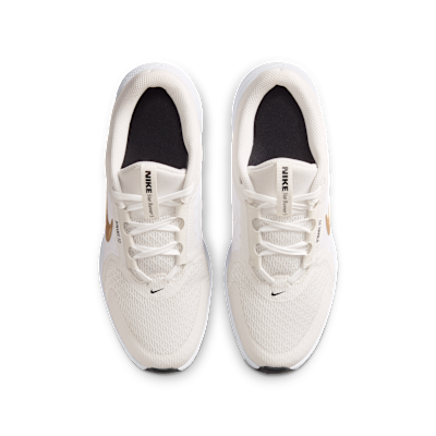 Shop (JR) Nike Star Runner 5 Sepatu Platinum Tint/Hitam/Metallic Gold HF7004-007