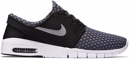 Nike Stefan Janoski Max Trainers 'Black Grey' 631303-004 Nike Stefan Janoski Max Trainers 'Black Grey' 631303-004