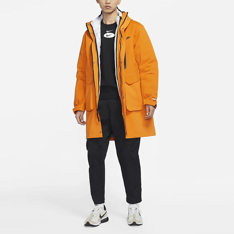 Shop Nike Storm-FIT ADV Tech Pack  Winter Parka Jacket Light Curry Yellow. DD6607-736