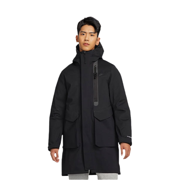 Sizing 耐克Storm-FIT Adv Tech Pack黑色连帽冬季夹克 DD6607-010