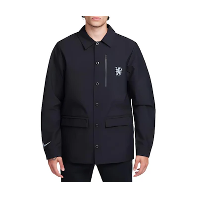 Nike Storm-FIT Chelsea FC Windproof Casual Jacket Black Long Sleeve FB2144-010