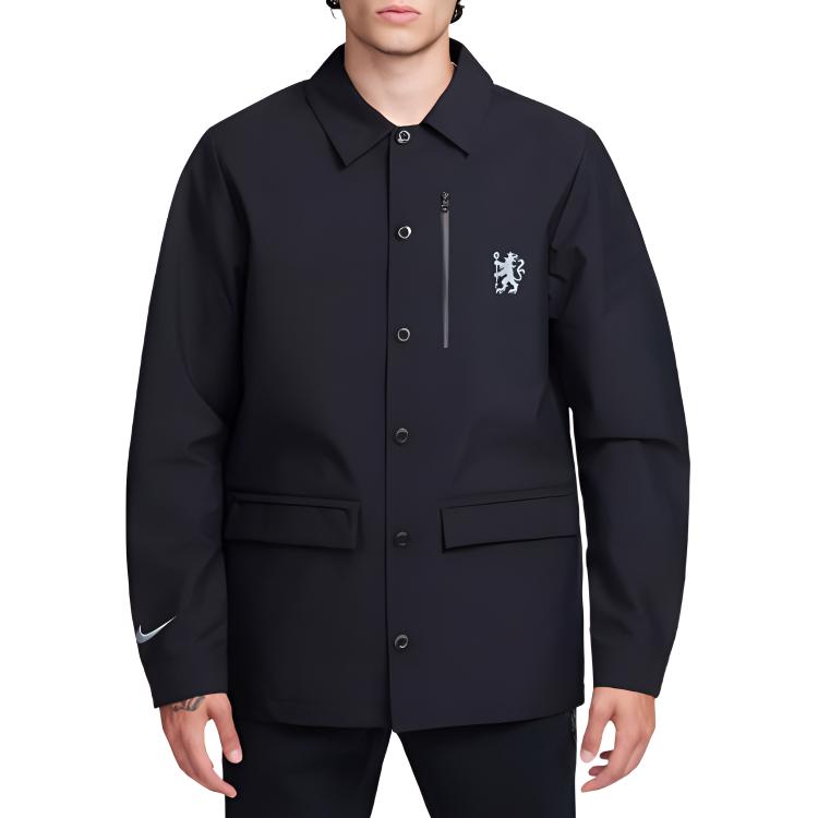 Order 耐克Storm-FIT切尔西防风夹克黑色长袖休闲外套 FB2144-010