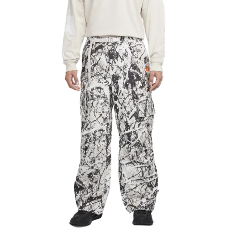 Shop Pantalones Cargo Nike Storm-FIT Chena Vortex Resistentes Agua Beige/Negro/Blanco Unisex FV8842-104