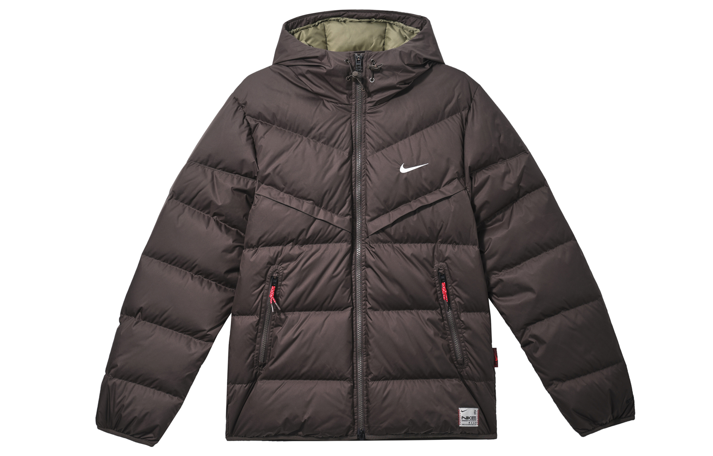 Nike Storm-FIT Windrunner  Hooded Down Jacket Mineral Grey HV8203-004