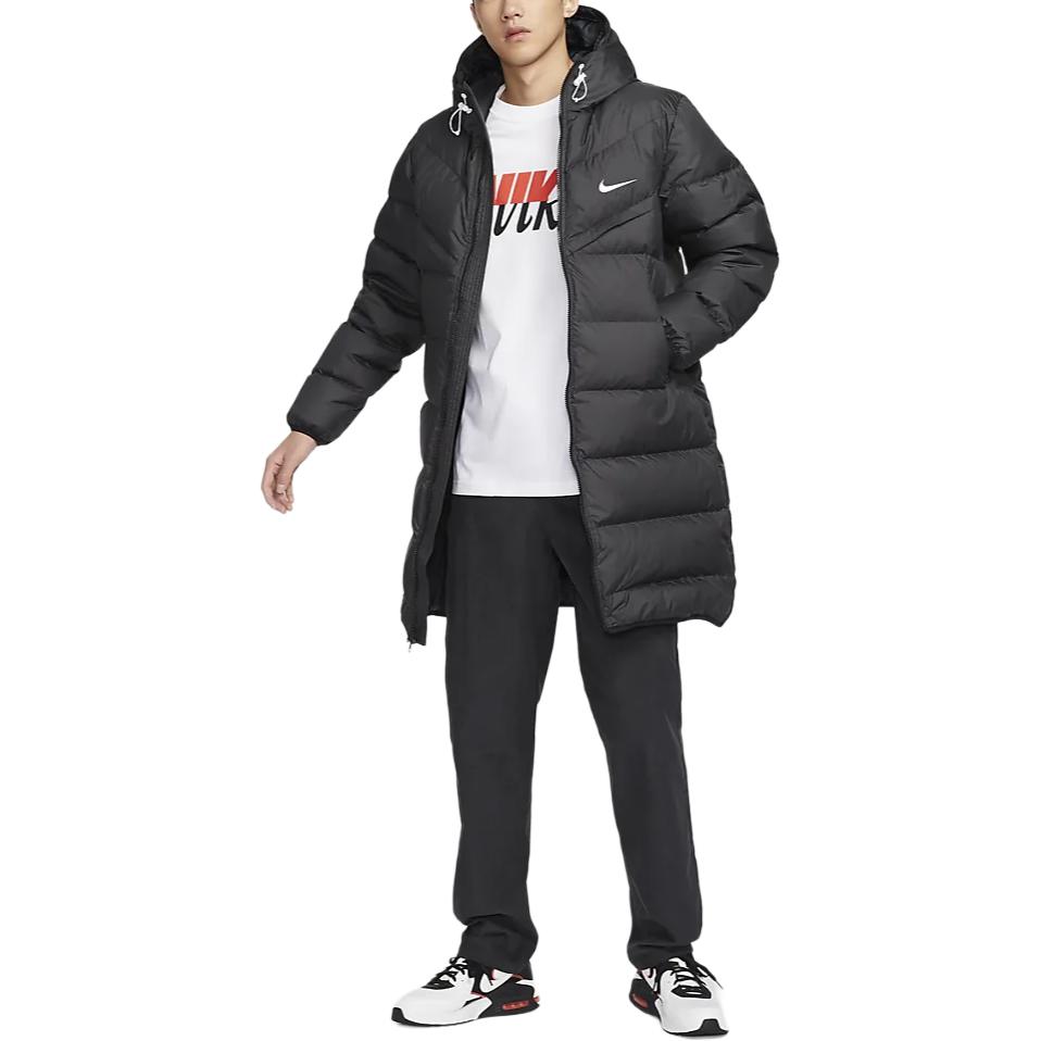 Lookbook Nike Storm-FIT Windrunner Jaket Parka Kalis Air Hitam. HQ4185-010