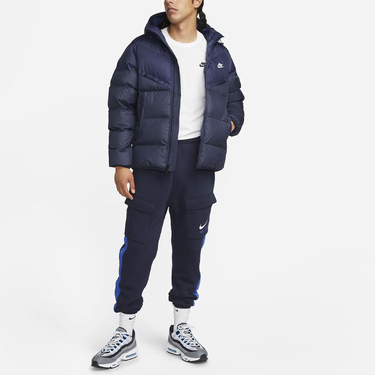 Shop Nike Storm-FIT Windrunner Primaloft 男款海軍藍連帽夾克 FB8185-410