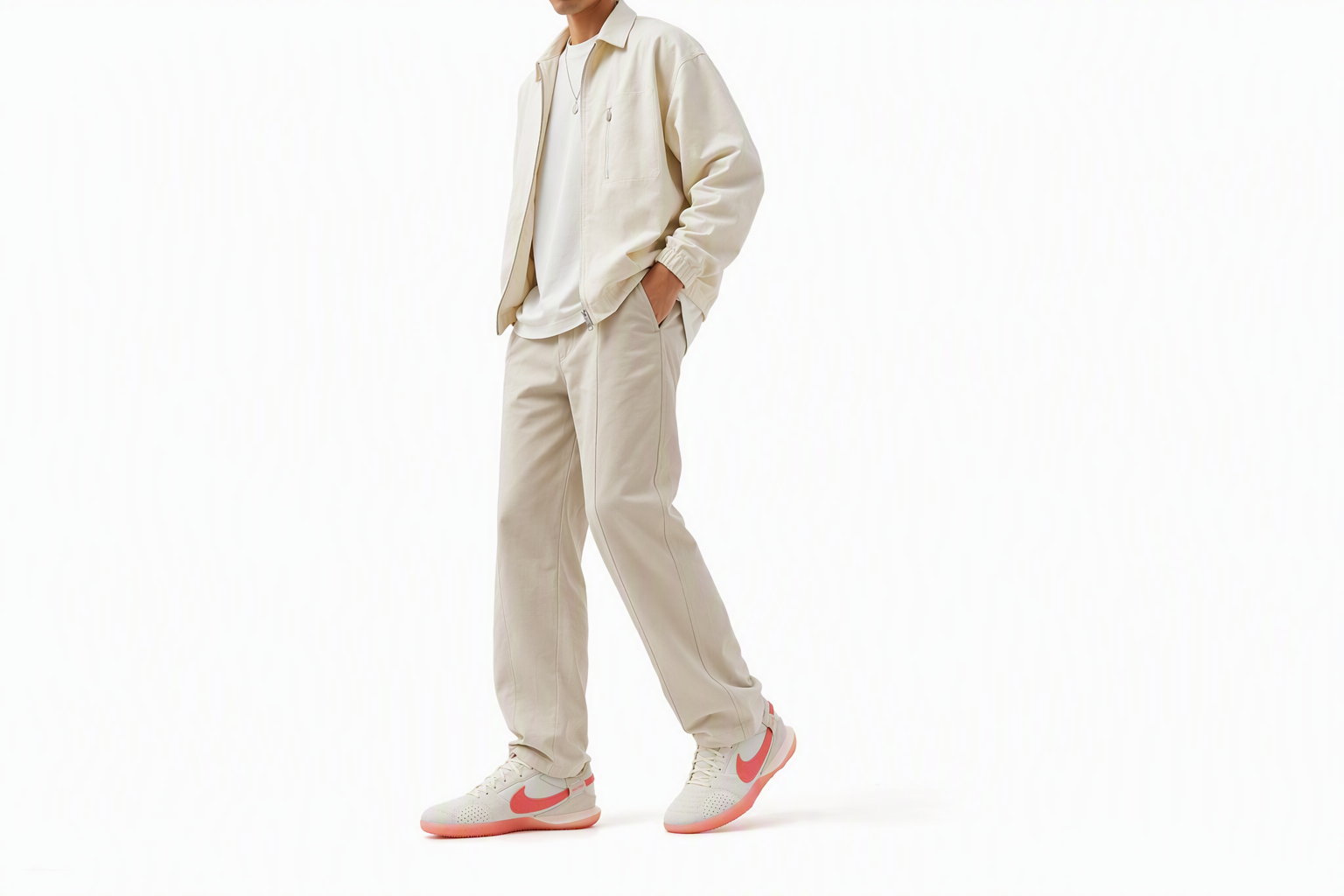 Order 耐克Streetgato淡象牙杏灰色 DC8466-104