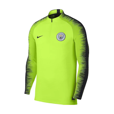 Nike Strike 2.0 Vaporknit Man City Logo Print Long-Sleeve Football Jersey Men 894190-702