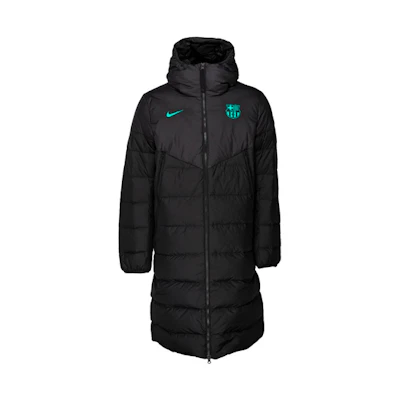 Nike Strike Black Logo Hooded Down Football Jacket Winter DB9879-010