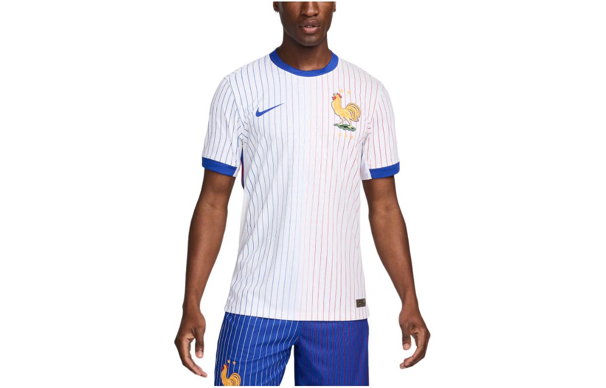 Nike Striped Logo Icon Crewneck Vintage Jersey T-Shirt White (). FJ4260-100 圖 2