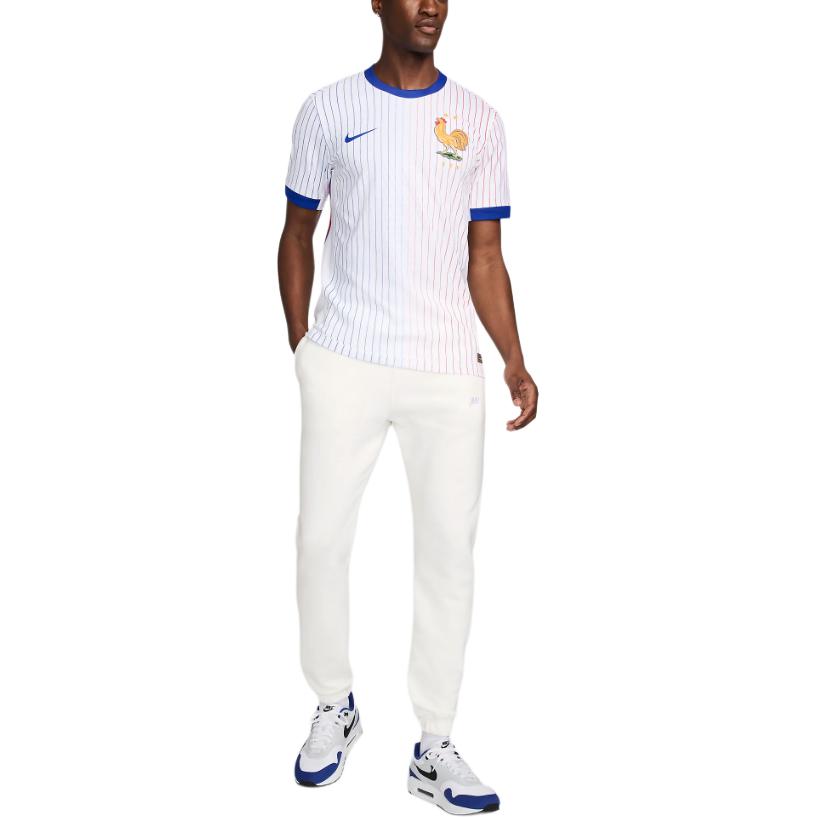 Nike Striped Logo Icon Crewneck Vintage Jersey T-Shirt White (). FJ4260-100 圖 5