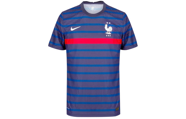 Nike Striped Soccer Jersey Player Version Black/Blue Short Sleeve CD0586-498