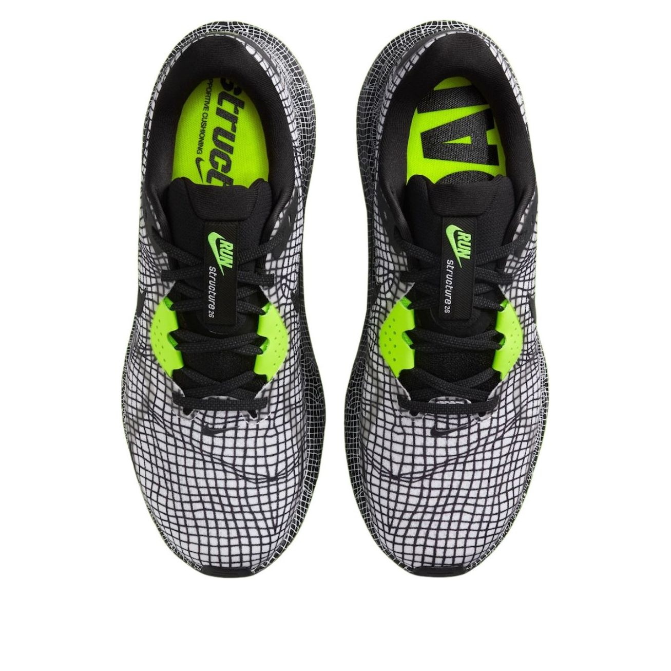 Lookbook Nike Structure 26 ''Negro Volt'' IQ0606-100