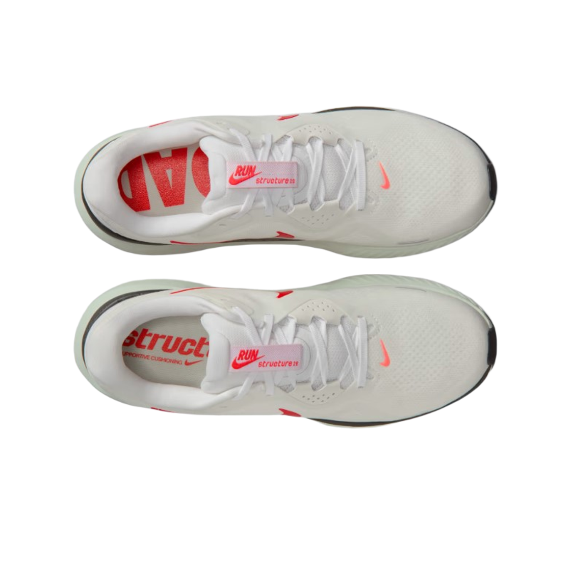 Lookbook Nike Structure 26 Putih Spruce Aura Bright Crimson HJ1102-106