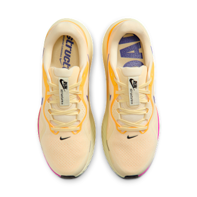 Shop Nike Structure 26 Running Shoes Alabaster/Hyper Violet/Laser Orange/Indigo Burst HJ1102-700