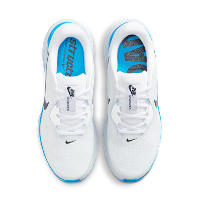 Shop Nike Structure 26 慢跑鞋 白/藍英雄/純白金/黑 HJ1102-119