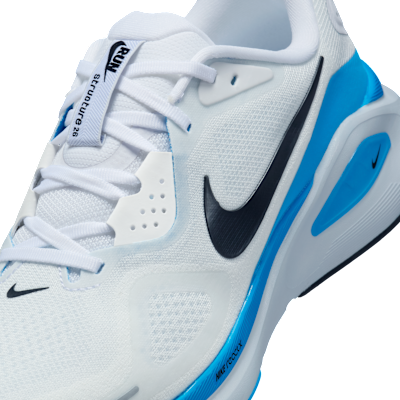 Cheap Nike Structure 26 Kasut Larian Putih/Biru Hero/Platinum Tulen/Hitam HJ1102-119