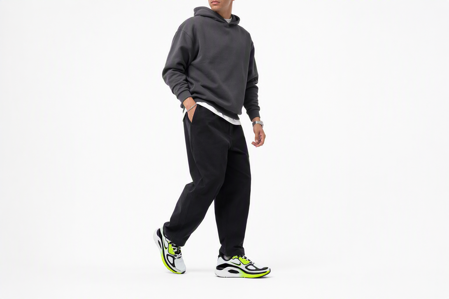 Order Nike Structure Plus 白/螢光綠/黑 IR1816-100