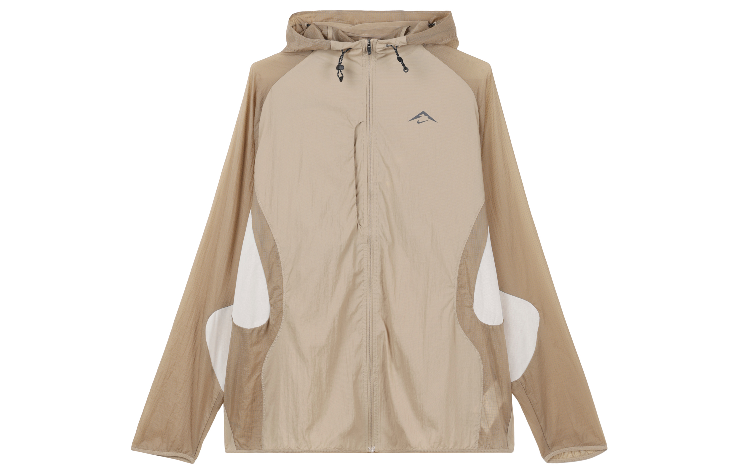 Nike Stylish Casual Woven Long-Sleeve Jacket in Khaki FN4003-247