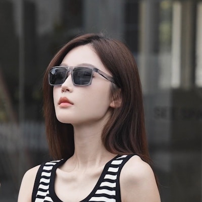 耐克时尚经典黑色大框方形太阳镜男女通用防紫外线。 NIKE LEDGE EV1058 10