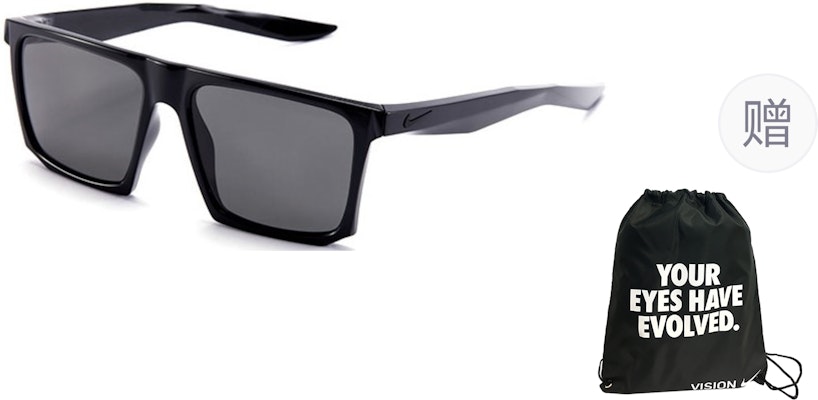 耐克时尚经典黑色大框方形太阳镜男女通用防紫外线。 NIKE LEDGE EV1058 Order 耐克时尚经典黑色大框方形太阳镜男女通用防紫外线。 NIKE LEDGE EV1058