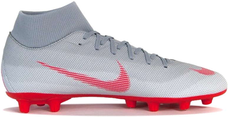 ナイキ スーパーフライ 6 アカデミー HG グレー/レッド AH8757-060 Order ナイキ スーパーフライ 6 アカデミー HG グレー/レッド AH8757-060