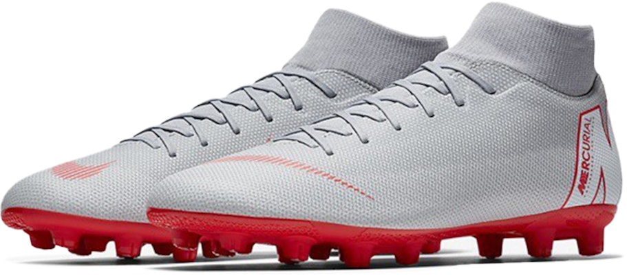 ナイキ スーパーフライ 6 アカデミー HG グレー/レッド AH8757-060 Lookbook ナイキ スーパーフライ 6 アカデミー HG グレー/レッド AH8757-060