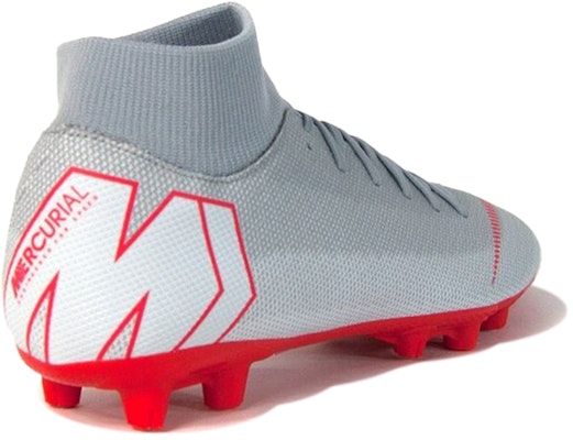 ナイキ スーパーフライ 6 アカデミー HG グレー/レッド AH8757-060 Shop ナイキ スーパーフライ 6 アカデミー HG グレー/レッド AH8757-060