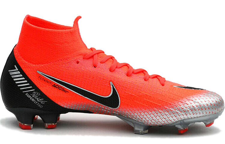 Lookbook Nike Mercurial Superfly 6 刺客 12 高級版 CR7 FG 防滑透氣足球鞋 紅色