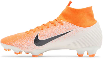 Lookbook 耐吉 Mercurial Superfly 6 刺客 12 Pro FG 硬地足球鞋 白橙色