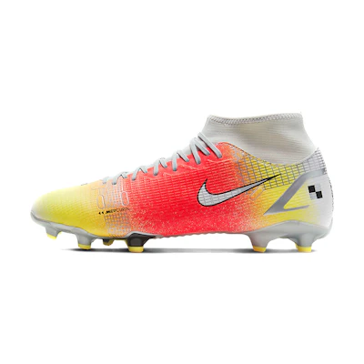 Nike Superfly 8 Academy MDS FG Firm Ground 'White Orange Goldsilver'