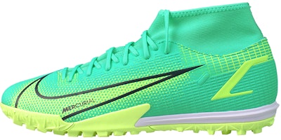 Nike Superfly 8 Academy TF Turf Soccer Shoes Blue/Green CV0953-403 Nike Superfly 8 Academy TF Turf Soccer Shoes Blue/Green CV0953-403