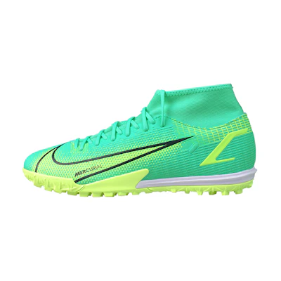 Nike Superfly 8 Academy TF Turf Soccer Shoes Blue/Green