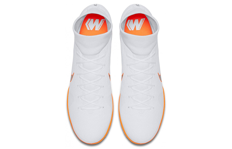 Shop Nike SuperflyX 6 Academy IC ''Wit Oranje'' AH7369-107