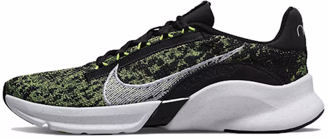 Nike SuperRep Go 3 Flyknit Next Nature 'Black Volt' DH3394-017 Nike SuperRep Go 3 Flyknit Next Nature 'Black Volt' DH3394-017