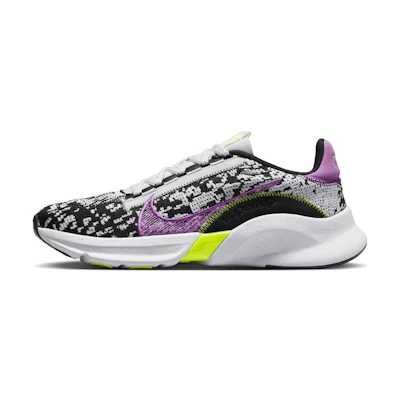 Nike SuperRep Go 3 Next Nature Flyknit 'Platinum Black Fuchsia'
