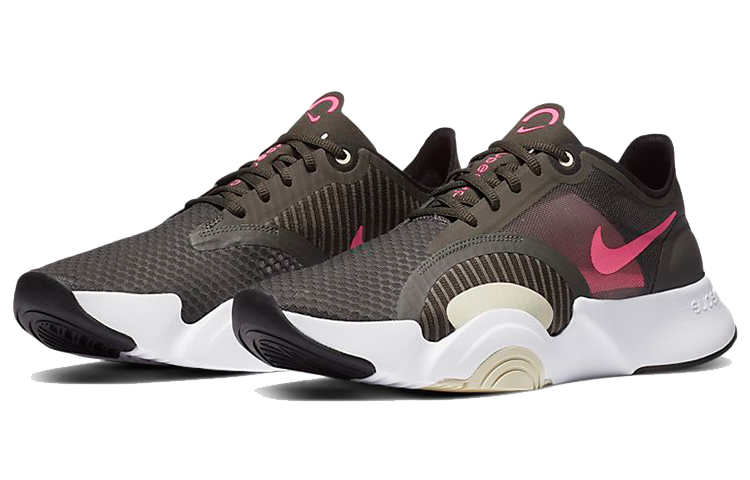 Lookbook Nike SuperRep Go Chaussures d''Entraînement Noir/Marron/Rose CJ0773-063
